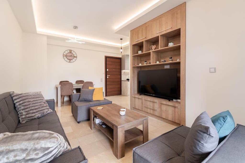 Comfy Flat Near Edem Beach By Atheniankeys Exteriör bild